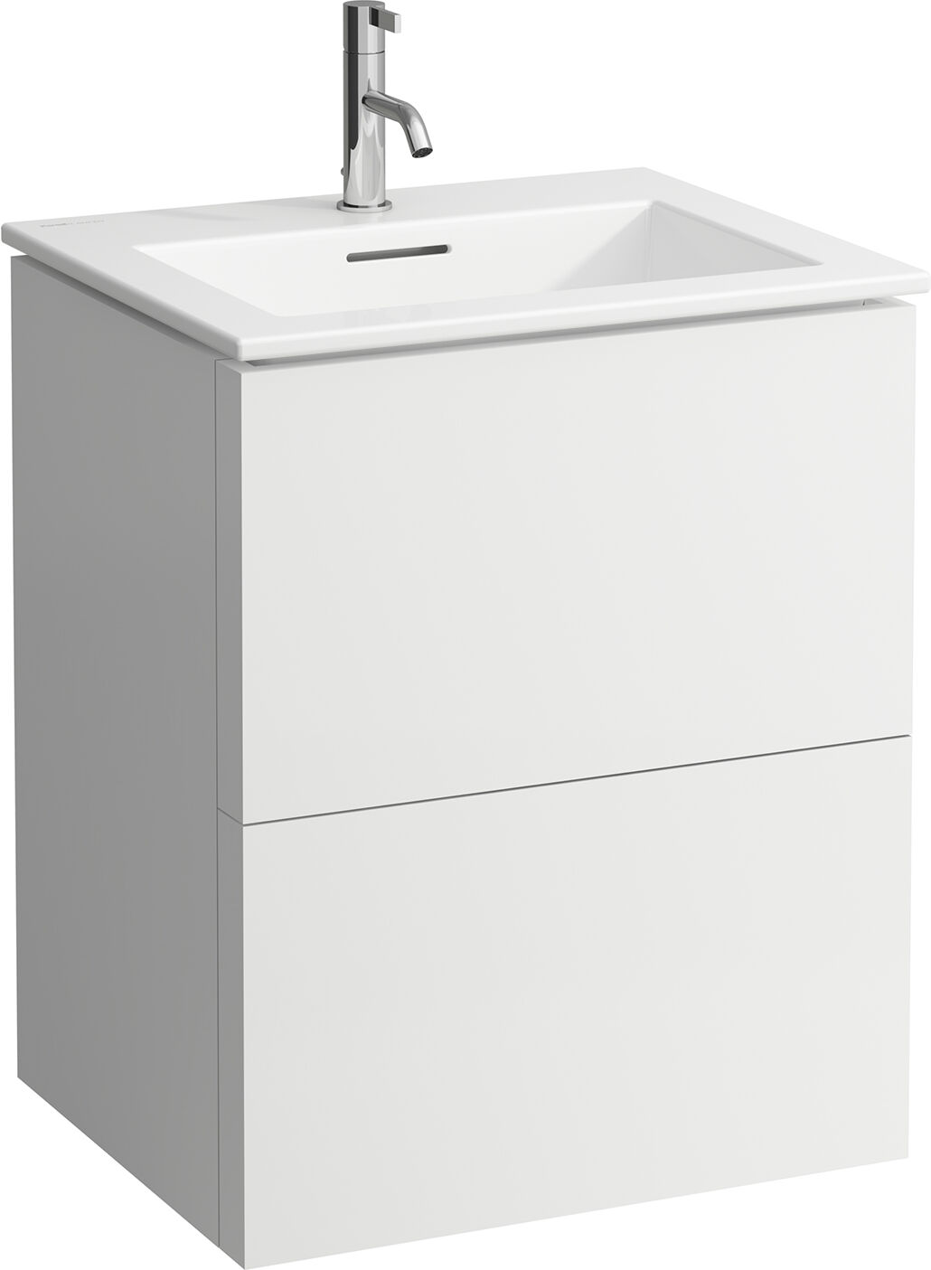 LAUFEN Kartell lavabo avec meuble bas 60 cm 8603336401041 Ensemble lavabo, 60x50x72,6cm, blanc mat