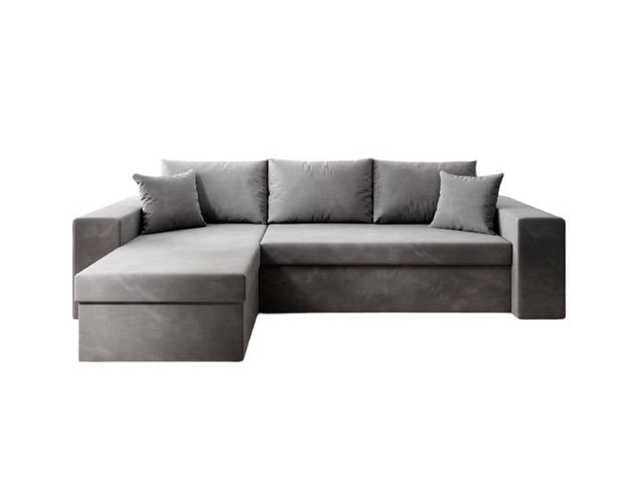 Luxusbetten24 Schlafsofa Designer Sofa Denver, mit Stauraum und Schlaffunktion