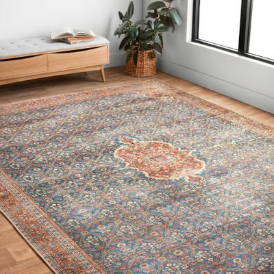 Alexander Home Victoria Bohemian Printed Vintage Border Area Rug