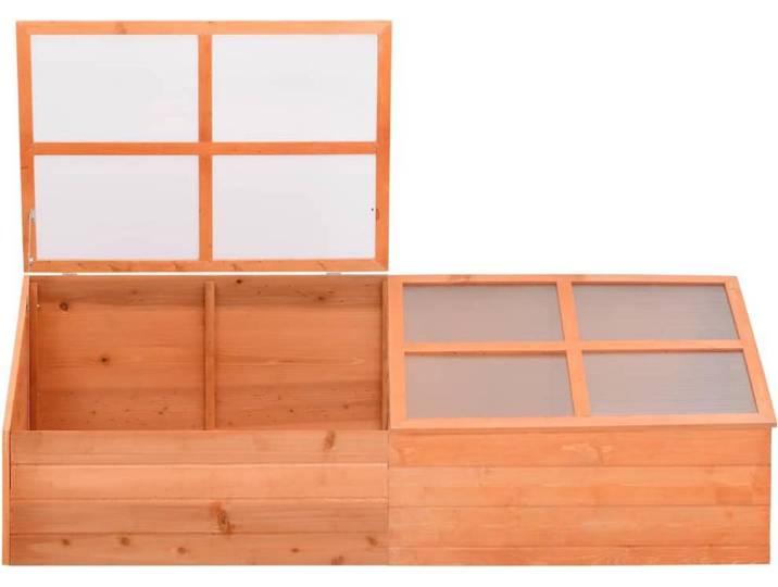 vidaXL Frühbeet Holz 180x57x62 cm