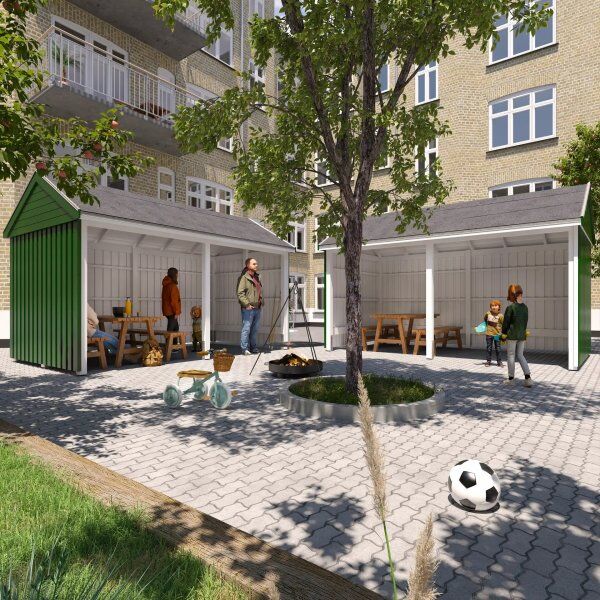 Plus Classic Multihavehus, 10m2, Åben, Natur
