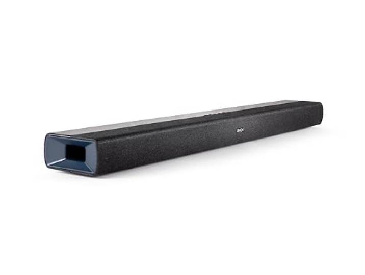 Denon DHT-S218 Dolby Atmos Soundbar voor TV met Ingebouwde Down-Firing Subwoofers, Dialog Enhancer, 4K HDMI eARC en Bluetooth