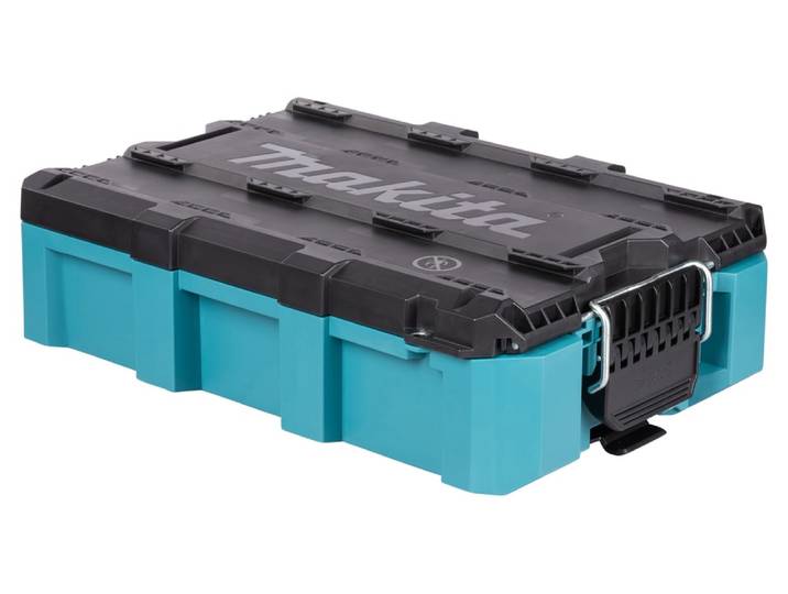 MAKITA Werkzeugbox MAKTRAK M »P-91039« max.34kg, 18,41L, Copolymer-Kunststoff , türkis, B:38,7cm H:16,1cm T:56,2cm, Aufbewahrungsboxen, Effizientes Be- und Entladen mit dem MAKTRAK Koffer Sortiment, Werkzeugbox