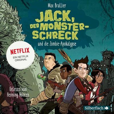Jack, der Monsterschreck 1: Jack, der Monsterschreck, und die Zombie-Apokalypse - Max Brallier, Audio, 9783844923117
