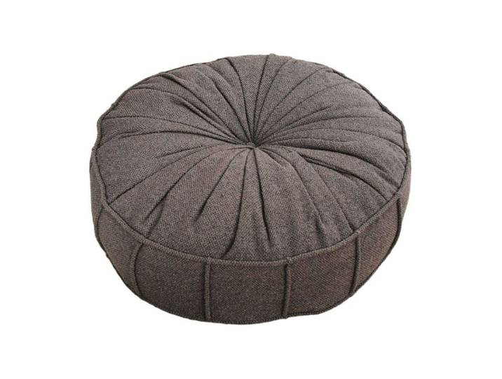 Coussin de sol effet bouclette anthracite