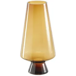 HOME STORY Vase   , braun , Glas , Maße (cm): H: 35  Ø: 17