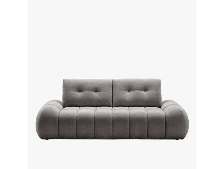 KESSY Canapés fixes en tissu gris 234 cm
