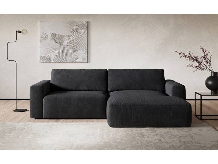 COTTA Ecksofa Lasso in Cord, Cord-Stoff