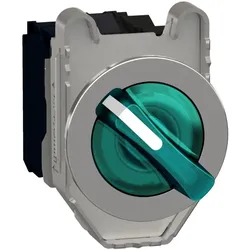 Schneider Electric XB4FKCUST02 Leuchtwahlschalter, Harmony XB4F, Metall, 30mm, kundenspezifisch via Konfigurator