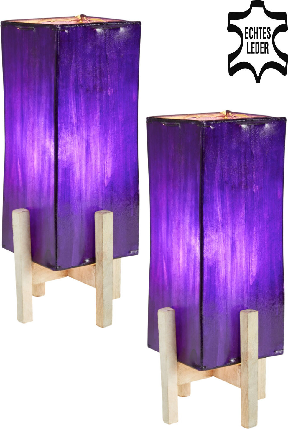 Janka 2-delige set paars met wit frame