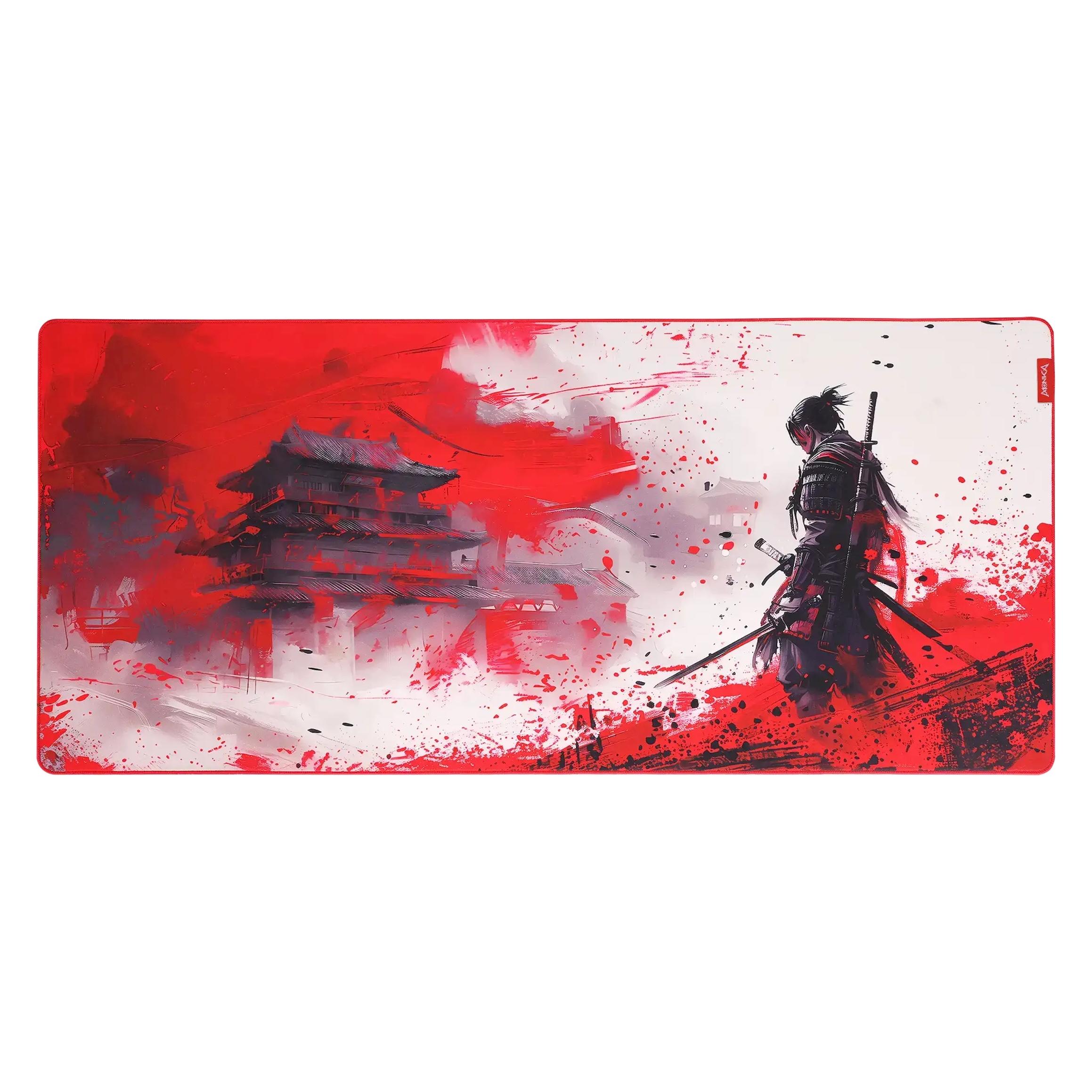 Marvo Mauspad, MONKA ZOWA XL, Game, rot-weiss, 900 x 400 x 3.5 mm (XL) (58292821)
