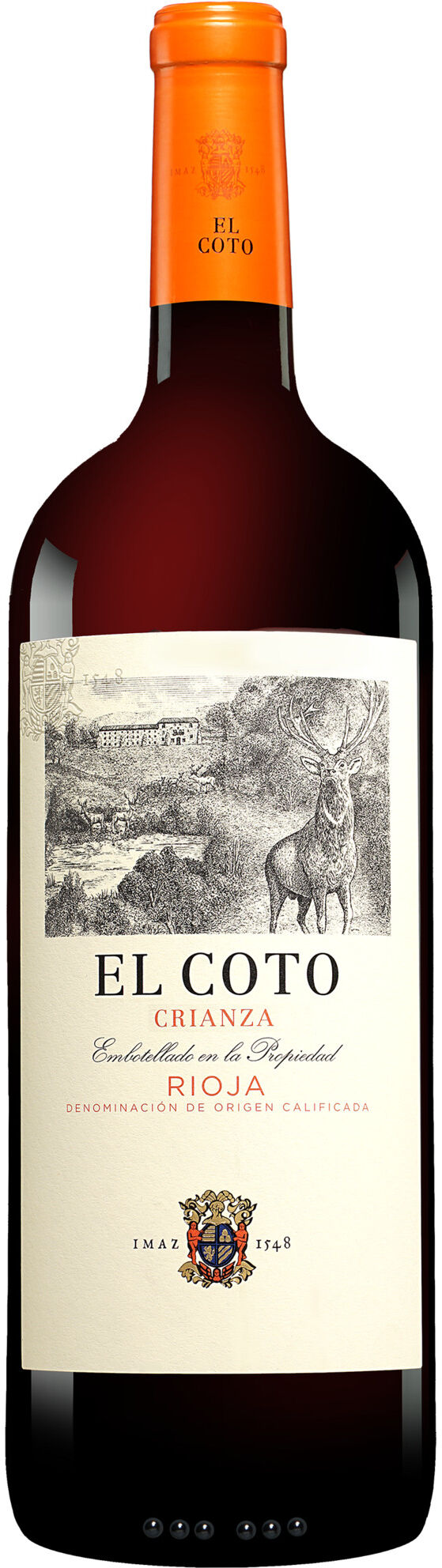 El Coto Crianza - 1,5 L. Magnum 2021 13.5% Vol. Rotwein Trocken aus Spanien