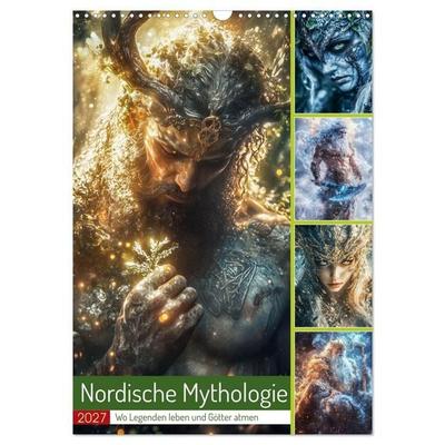 Nordische Mythologie (Wandkalender 2027 DIN A3 hoch), CALVENDO Monatskalender