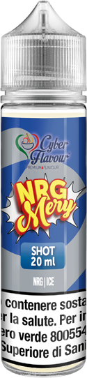 Cyber Flavour Nrg Mery Liquido Shot 20ml Energy Drink Ghiaccio