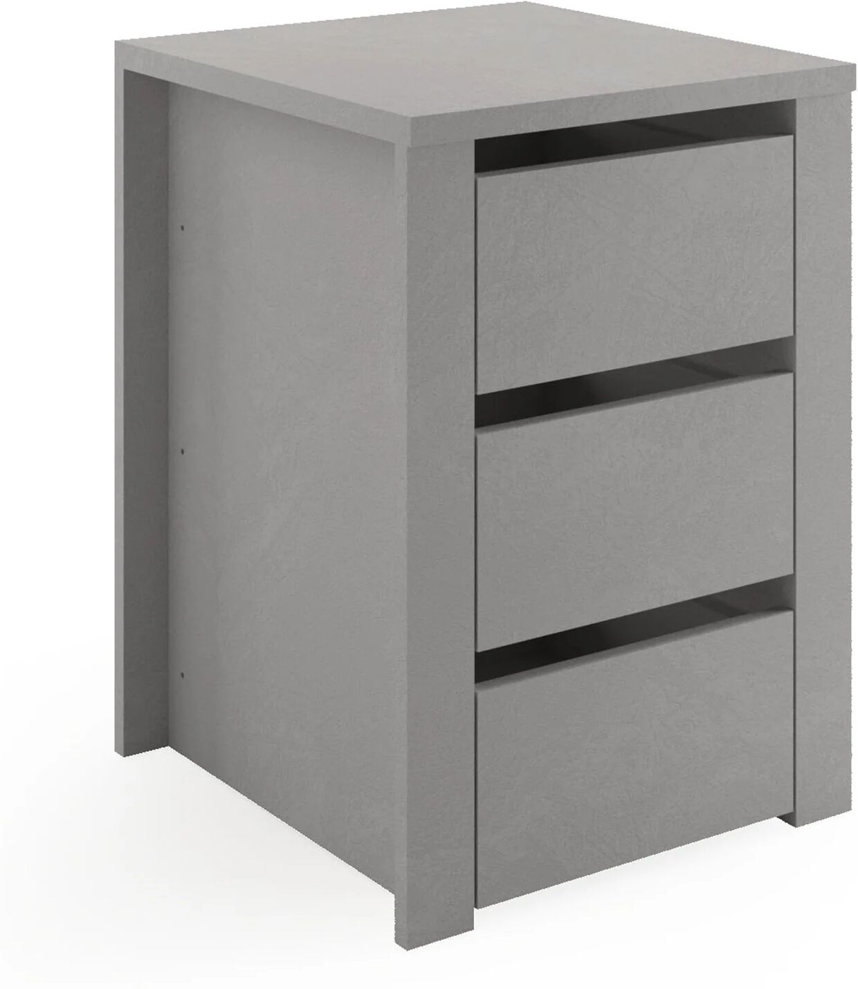 garneroarredamenti Cassettiera interna 3 cassetti per armadio modulo 45cm grigio scuro Batty