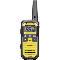 Midland XT50 Pro Hobby & Work (8 km), Walkie Talkie, Gelb