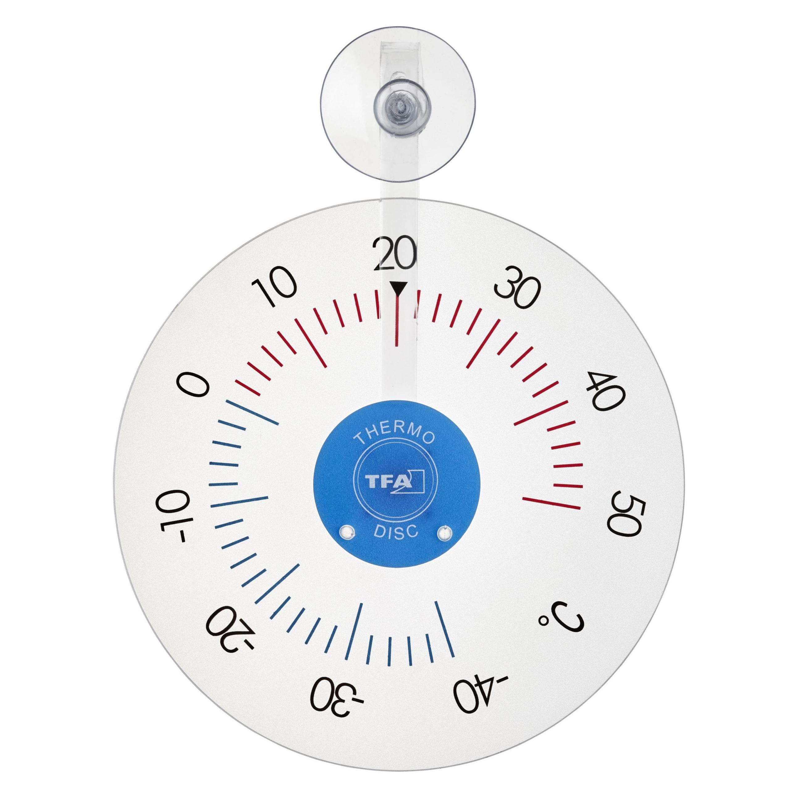 TFA 14.6020 Analoges Fensterthermometer THERMO DISC (14.6020)