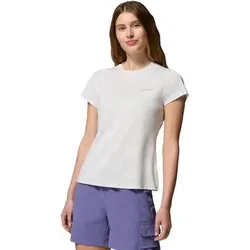 COLUMBIA Damen Shirt Bluebird Canyon II SS Crew, Größe L in Weiß Weiß
