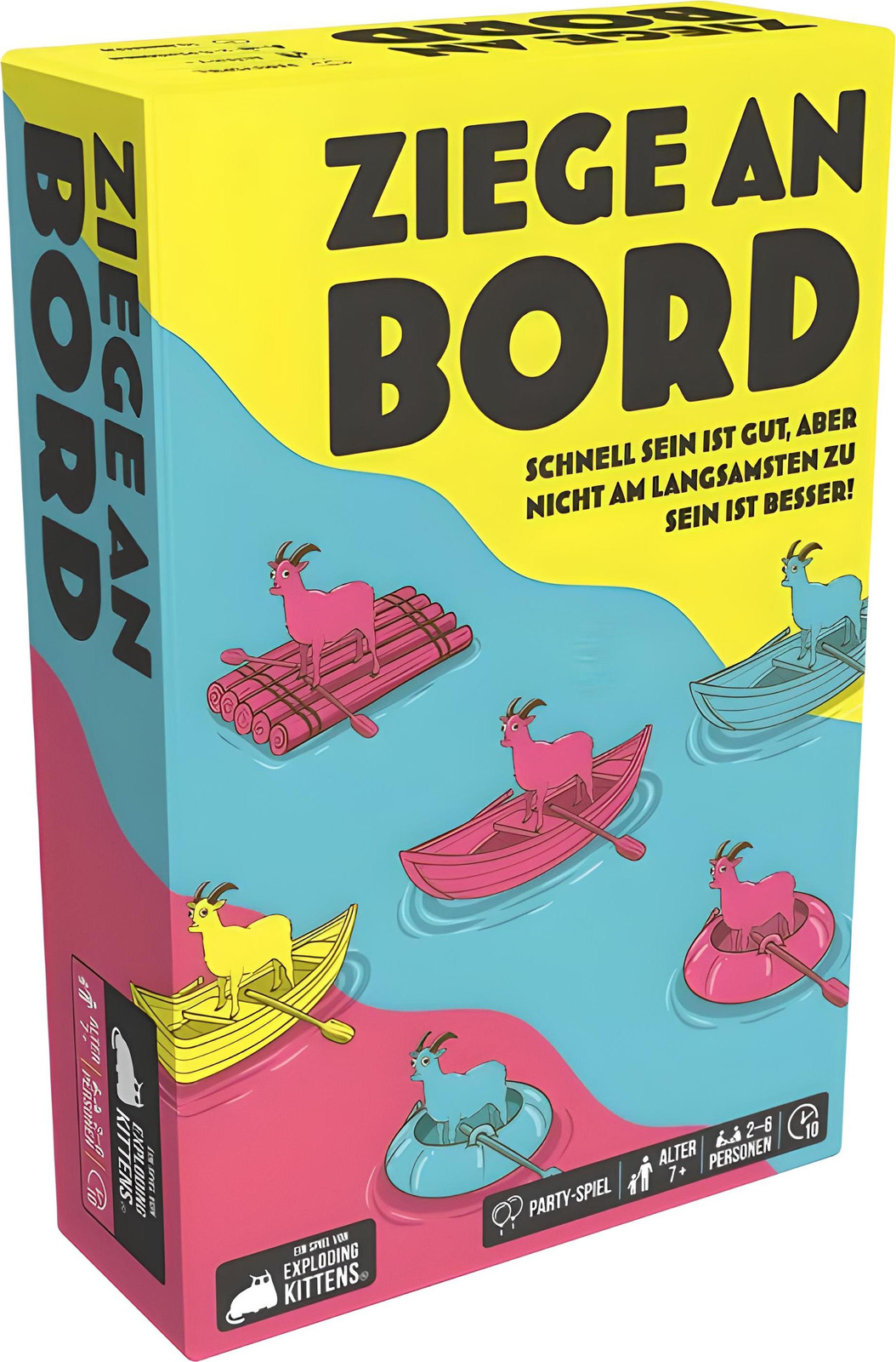 Ziege an Bord – Snel familiespel en partyspel van Exploding Kittens LLC