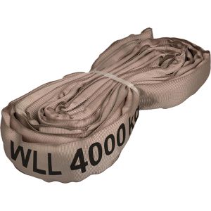 Conacord Rundschlinge 186762, Umfang 6 m, 3m Länge, EN 1492-2, grau, Traglast 4 Tonnen