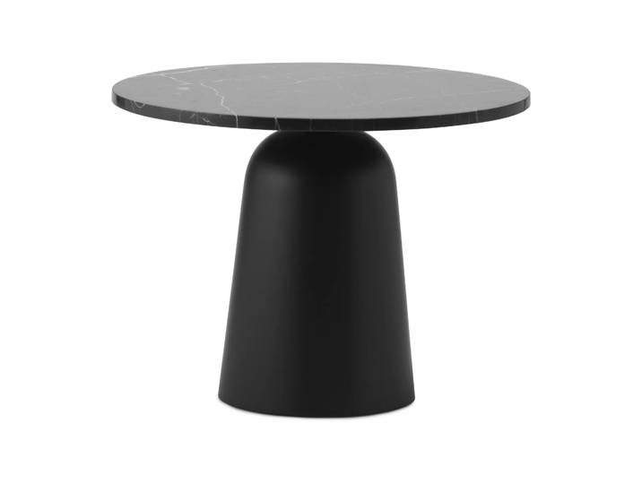 Normann Copenhagen Turn verstellbarer Tisch Ø55cm Schwarzer Marmor