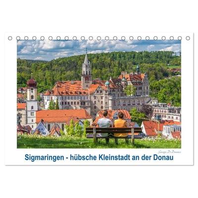 Sigmaringen - hübsche Kleinstadt an der Donau (Tischkalender 2026 DIN A5 quer), CALVENDO Monatskalender