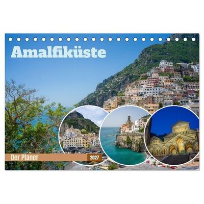 Amalfiküste - Der Planer (Tischkalender 2027 DIN A5 quer), CALVENDO Monatskalender