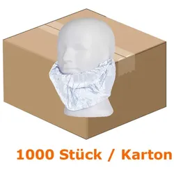 Einweghaube Ampri Bartmaske Med Comfort weiß Einwegschutz 1000 Stück/Karton