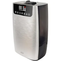 Be Cool Luftbefeuchter & Aroma-Diffuser Luftbefeuchter 50 m2 Silber 1 St., Luftbefeuchter, Schwarz, Silber