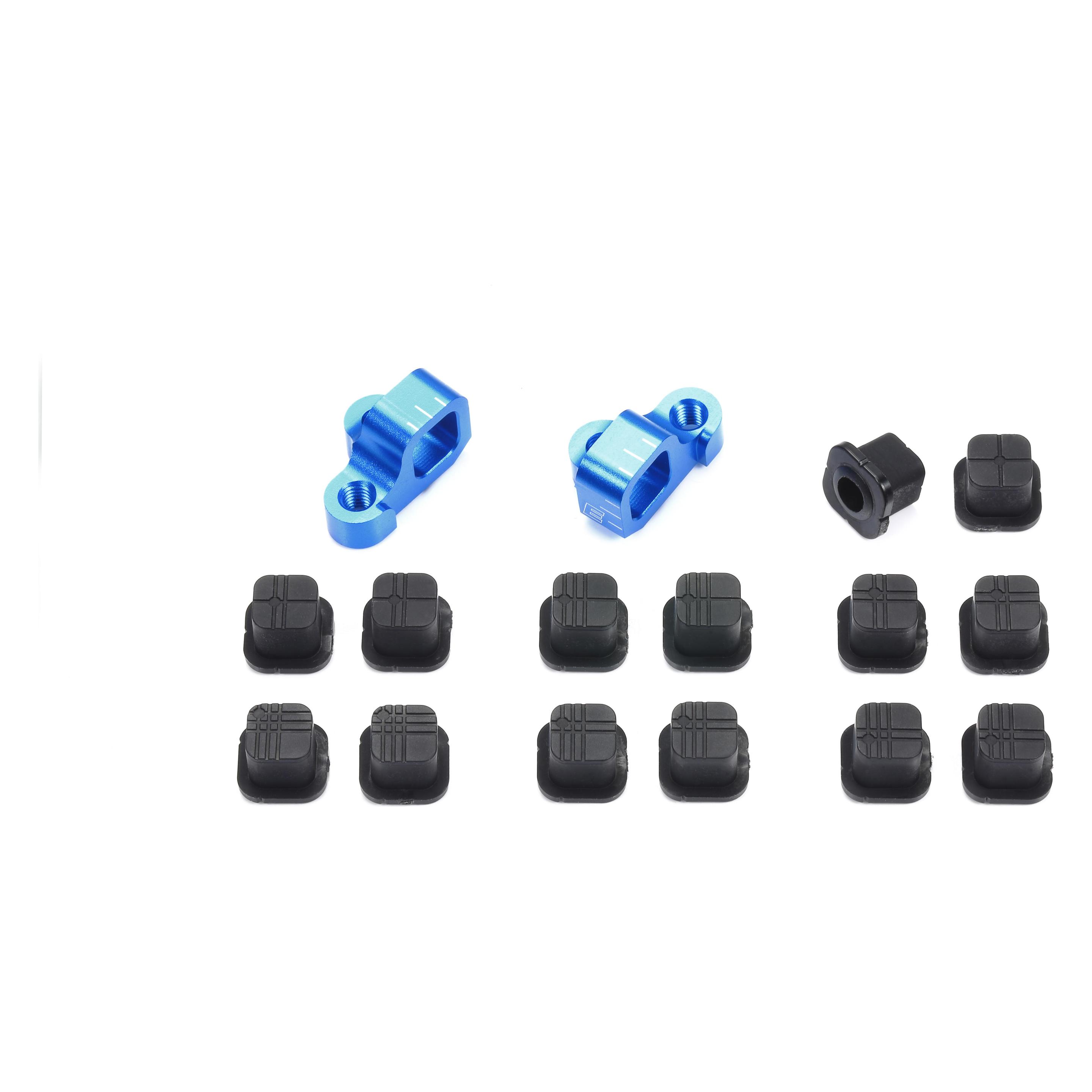 Tamiya Aluminum Adj. Sep. Suspension Mounts E (TAM 54885)