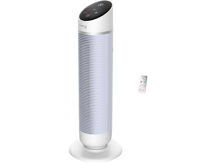 Turmventilator ROWENTA 3-in-1 Turmventilator Silent Comfort, 10 Stufen für jeden Bedarf , weiß, B:29,5cm H:81,7cm T:29,5cm, Ventilatoren, Turmventilator, Heizlüfter, Ventilator und Luftfilter, Fernbedienung, Timer, HQ8120