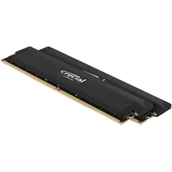 Crucial Pro (2 x 32GB, 3200 MHz, DDR5-RAM, DIMM), RAM, Schwarz