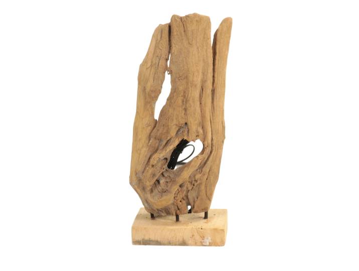 Lampe racine de Teck
