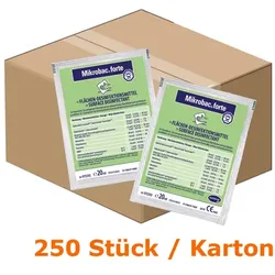 Bode Mikrobac forte 250 x 20 ml Aldehydfreier Flächen-Desinfektionsreiniger