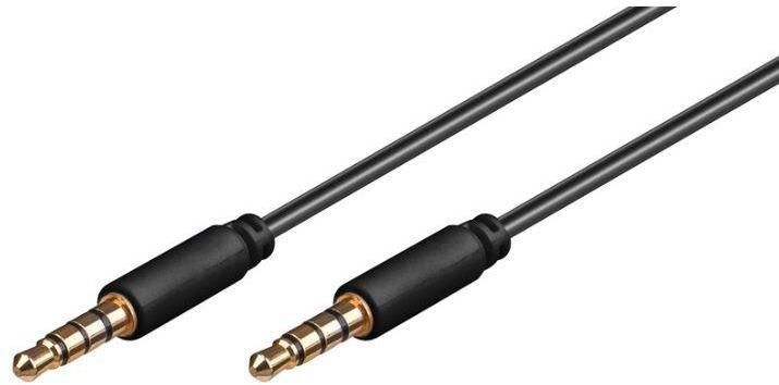 Microconnect 3.5mm 4-pin Headphone & Audio Cable 2m - Black