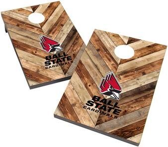 Skip's Garage Ball State Cardinals 2x4 Cornhole Bag Toss Game