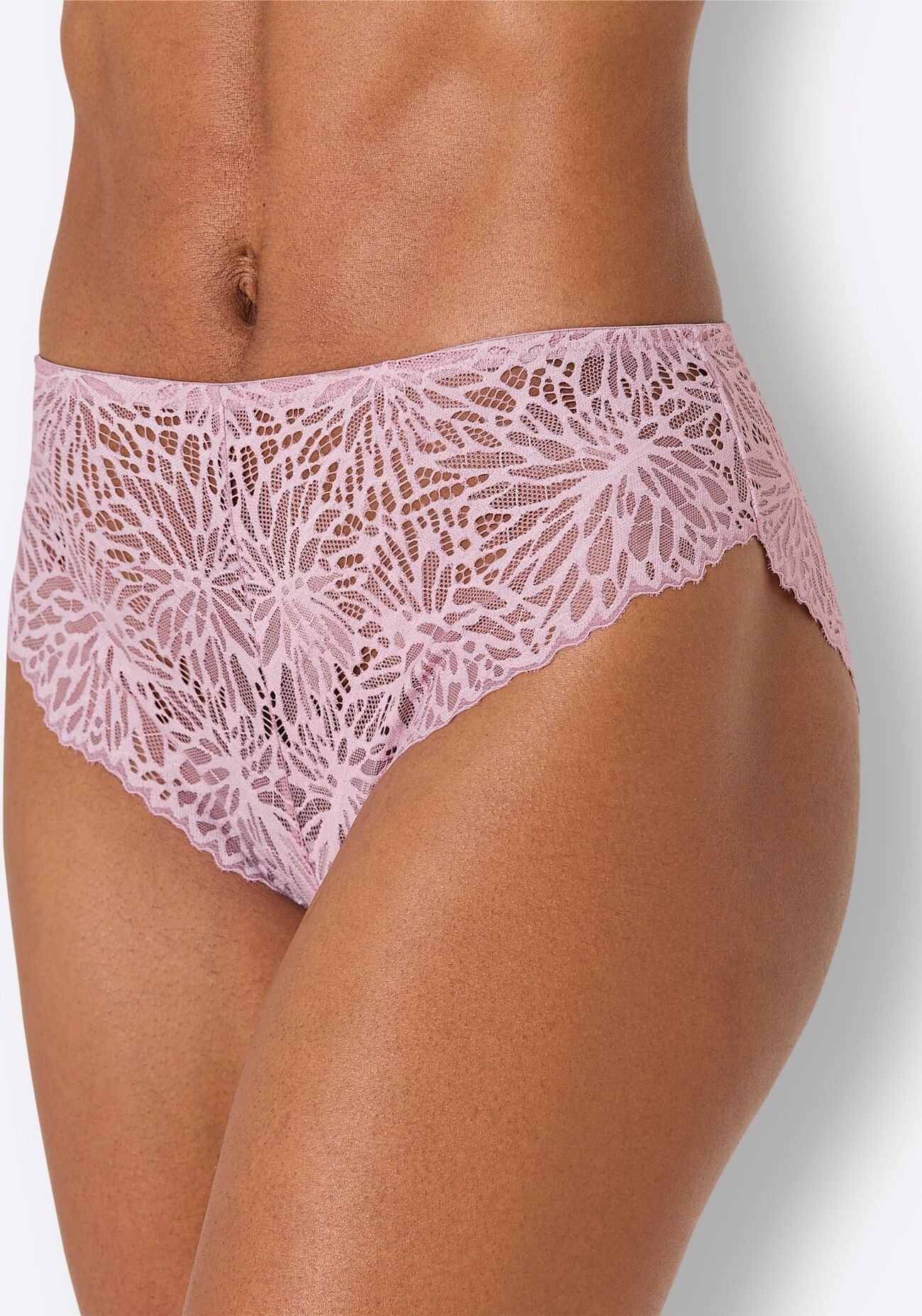 Jazz-Pants Slips WÄSCHEPUR, Damen, Gr. 44, 3 Stk., rosa (mauve), 90% Polyamid, 10% Elasthan, Unterhosen Jazz-Pants Slips mauve 44, 3 Stk.