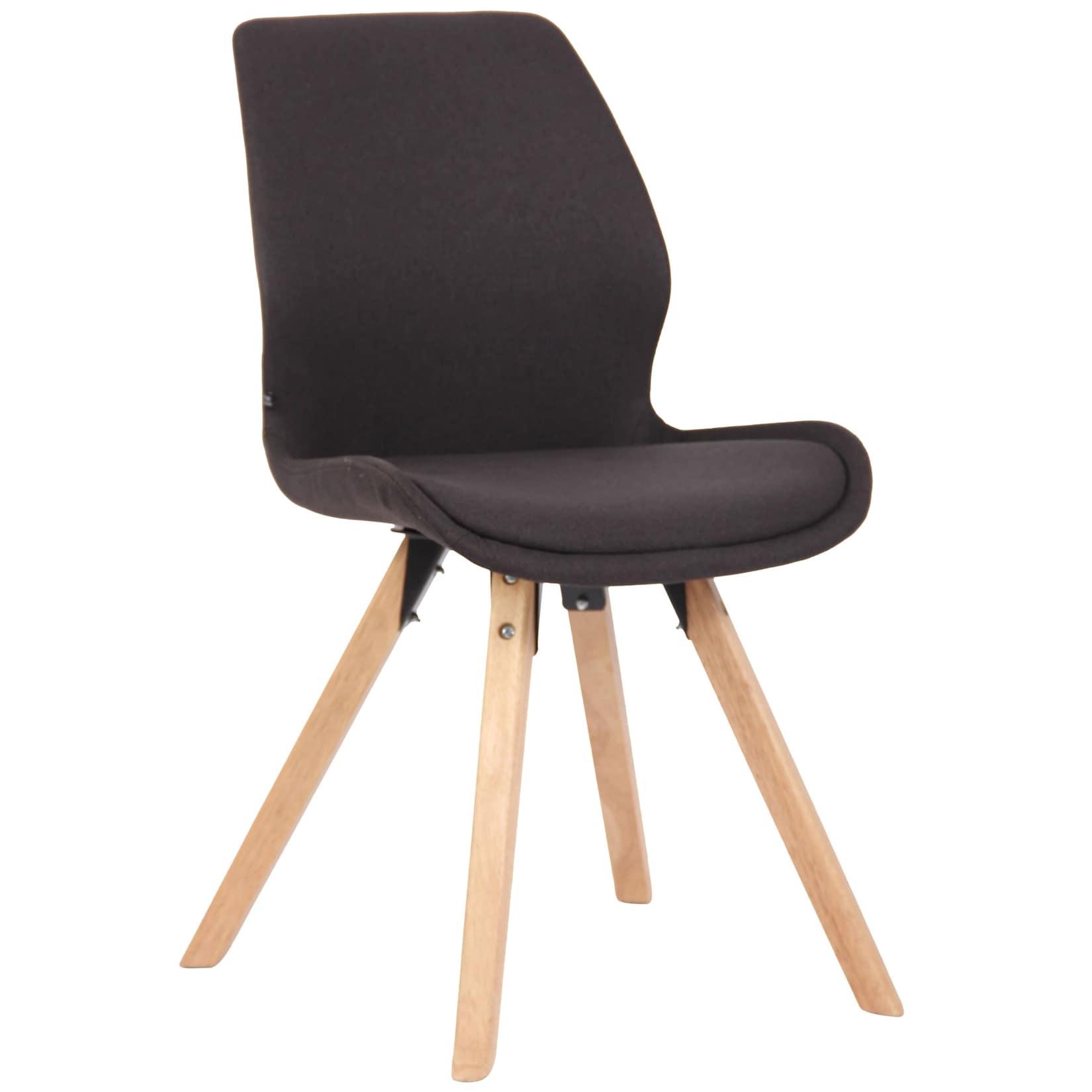 CLP Stuhl Luna Stoff Farbe: schwarz, Material: Stoff