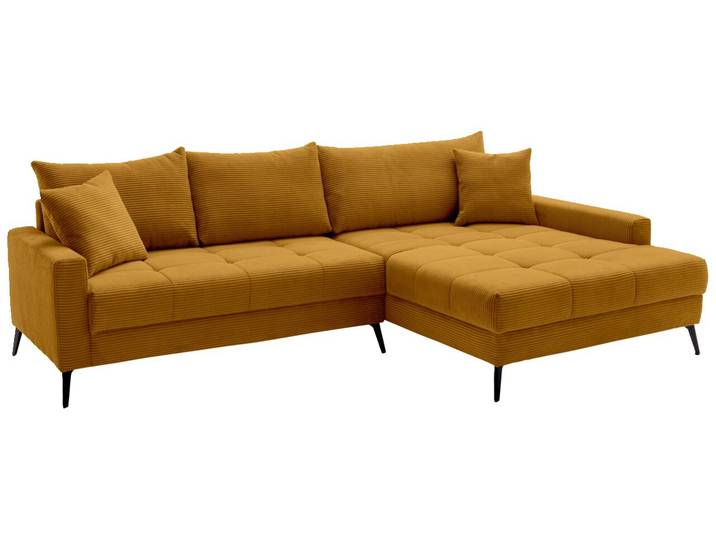 Hom´in Ecksofa SOFIA, curry, Cord