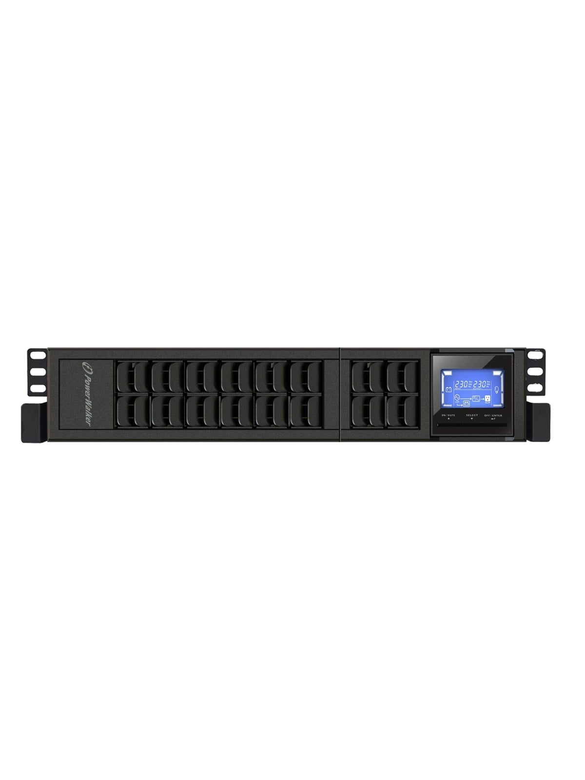 BlueWalker 10122001 - PowerWalker VFI CRM LCD - 2000VA/1600W - Double Conversion Online UPS