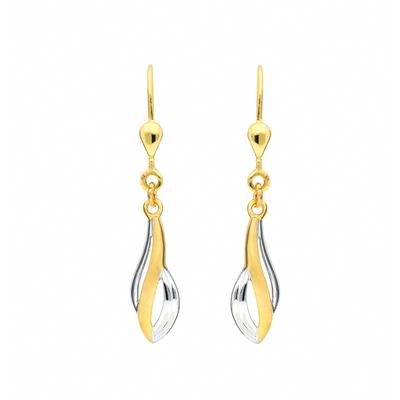 Paar Ohrhänger ADELIA´S "Ohrhänger Ohrringe 333 Gold ( 8K )", silber, Ohrringe, Damen, Damen, Gold, Goldohrringe