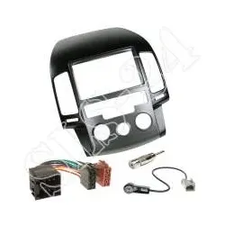 Hyundai i30 ab 2008 Autoradio 2-DIN Einbaurahmen Radioblende+Adapter Radio Ei...