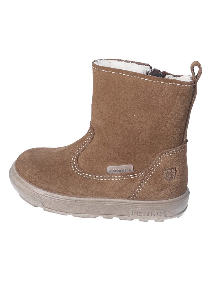 PEPINO Leder-Winterstiefel "Ciry S" in Hellbraun - 21