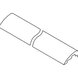 HSK Ersatzteile Wasserleiste gerade, Chrom, E100050-S-41 E100050-S-41