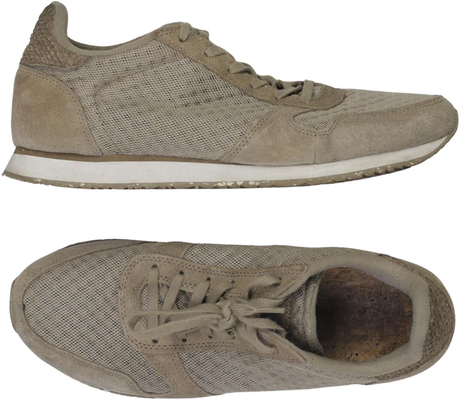 Woden Damen Sneaker, Beige, Gr. EU 42, kein / Etikett - Second Hand