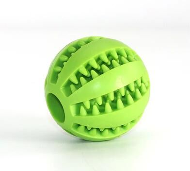 Inspire Essentials TreatBounce Interactive Dog Treat Dispensing Ball green