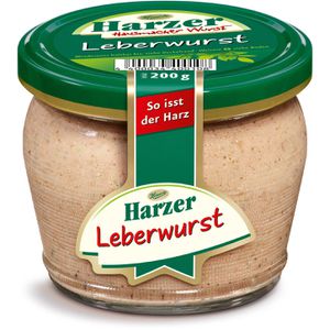 Harzer Wurstkonserve Leberwurst, Schweinefleisch, 200 g
