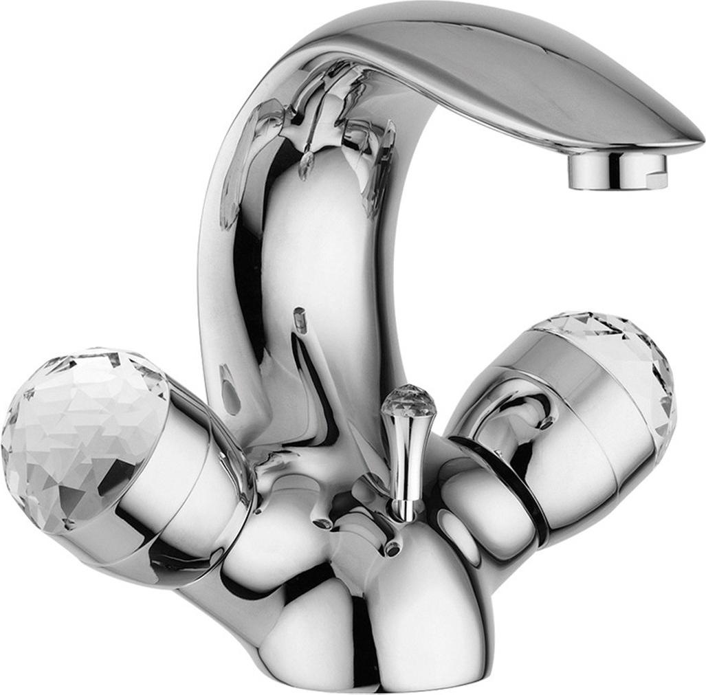 Luxus Bad Zubehör - Jugendstil Retro Waschtisch Armatur Einlochbatterie Serie Cristallo - Italy