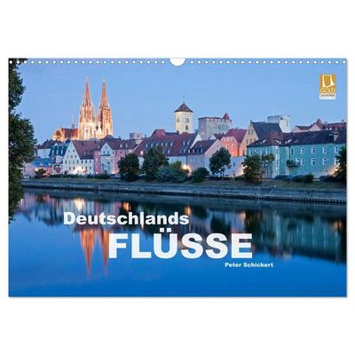 Deutschlands Flüsse (Wandkalender 2026 DIN A3 quer), CALVENDO Monatskalender