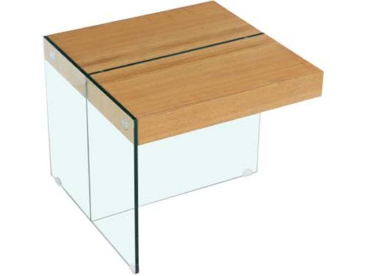 Habitat et Jardin Couchtisch Agrigento - 60 x 60 x 50 cm - Eichenfinish